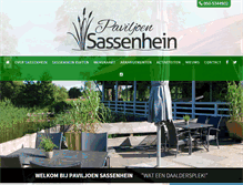 Tablet Screenshot of paviljoensassenhein.nl